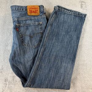 Levi’s 569 Loose Straight Mens Jeans Blue Denim 36x34 (Fits 36 X 32) Relaxed Fit